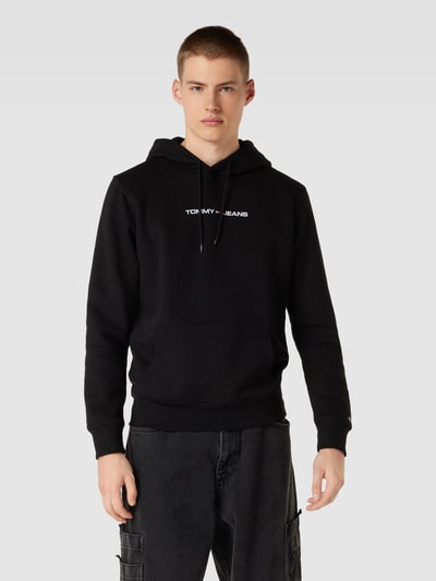 Tommy Jeans Hoodie mit Label-Stitching Black 4