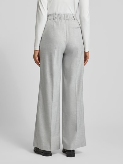 Someday Stoffhose mit Bundfalten Modell 'Catsby' Mittelgrau Melange 5