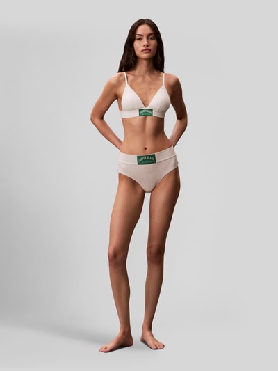 Calvin Klein Underwear Biustonosz typu bralette z mieszanka bawełny model 'LIGHTLY LINED' Złamany biały 1