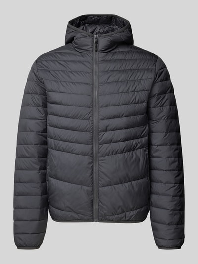 Jack & Jones Steppjacke mit Kapuze Modell 'ESTATE' Anthrazit 2