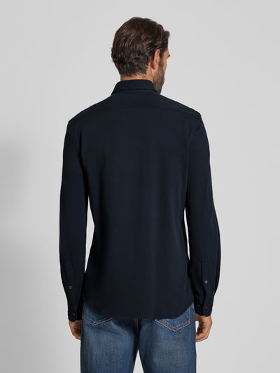 Marc O'Polo Shaped fit vrijetijdsoverhemd van puur katoen Marineblauw - 5