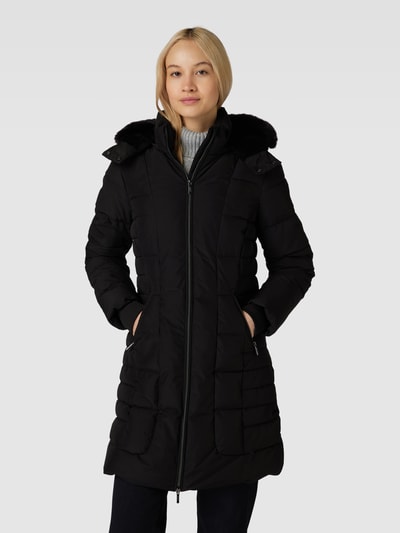 Jake*s Collection Steppjacke mit Zweiwege-Reißverschluss Black 4