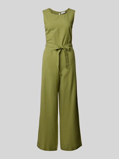 VILA Jumpsuit aus Viskose-Baumwoll-Mix mit Leinen-Anteil Schilf 2