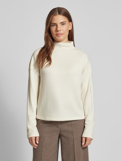 Vero Moda Regular Fit Strickpullover mit Mock-Neck-Kragen Modell 'BELLA' Beige 4