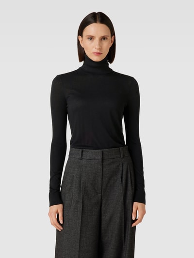 Lauren Ralph Lauren Strickpullover mit Seide-Anteil Modell 'ZOE' Black 4