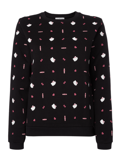 MARINA HOERMANSEDER Sweatshirt mit Hello Kitty©-Print  Black 1