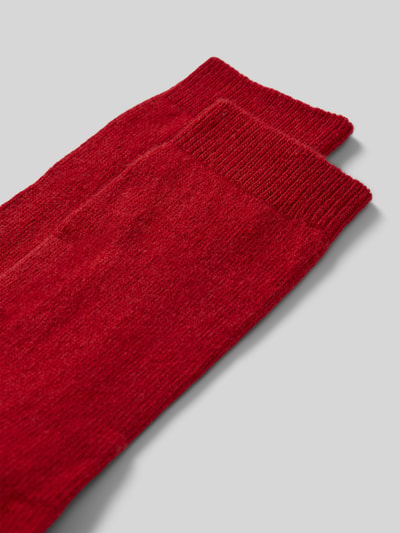 Falke Sokken met hoogwaardige mix van wol en kasjmier, model 'COSY WOOL' Rood - 2