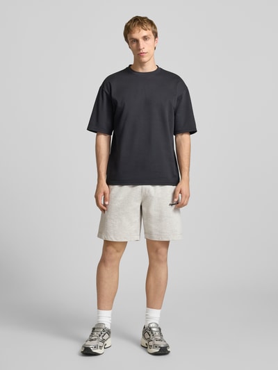 JACK & JONES Sweatshorts mit Label-Stitching Modell 'KARL' Hellgrau Melange 1
