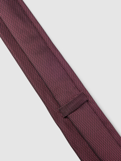 BOSS Slim Fit Krawatte mit Allover-Muster Fuchsia 4