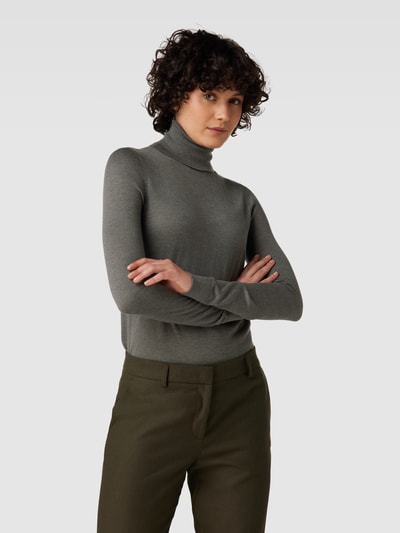 Lauren Ralph Lauren Strickpullover mit Seide-Anteil Modell 'ZOE' Anthrazit 4