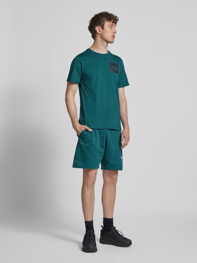 The North Face T-Shirt mit geripptem Rundhalsausschnitt Gruen 1
