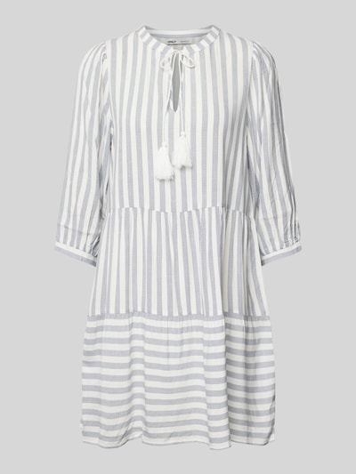 Only Sukienka mini z wiskozy ze wzorem w paski model ‘KAYA’ Błękitny 2