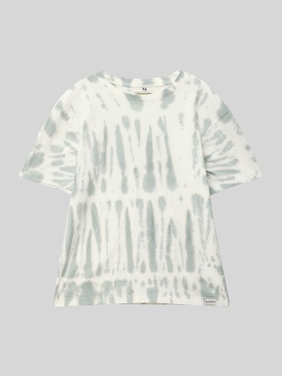 Garcia T-shirt met geribde ronde hals Offwhite - 1