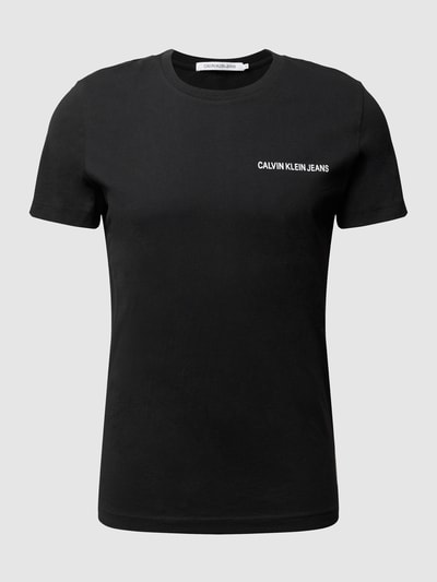 Calvin Klein Jeans T-Shirt mit Logo-Print Black 2