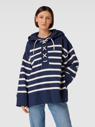 Polo Ralph Lauren Hoodie mit Streifenmuster Marine 4