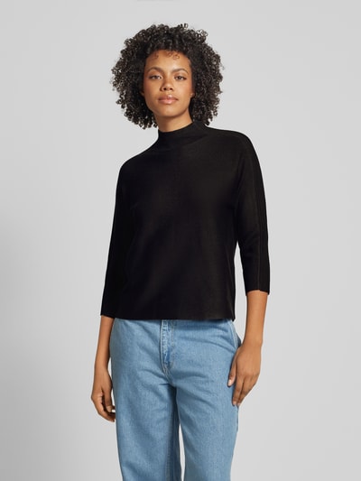 comma Gebreide pullover met 3/4-mouwen Zwart - 4