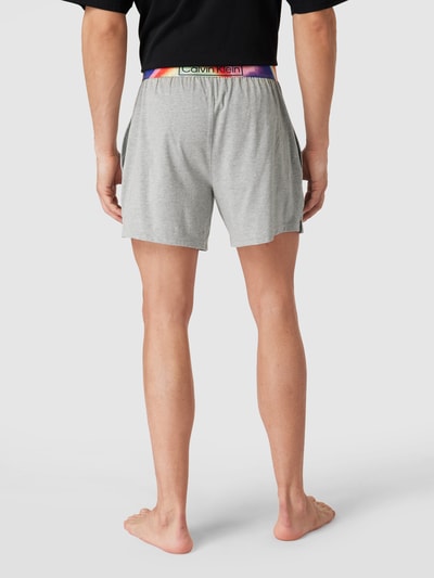 Calvin Klein Underwear Sweatshorts mit Logo-Bund Mittelgrau Melange 5