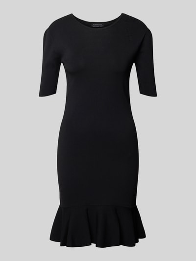 ARMANI EXCHANGE Knielanges Kleid in Ripp-Optik Black 2