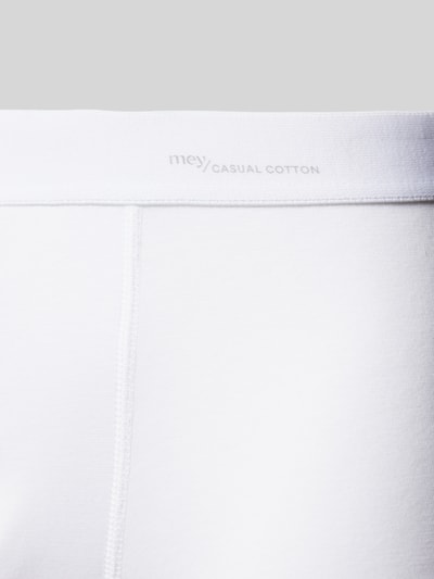 Mey Trunks mit Label-Detail Weiss 2