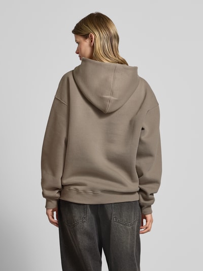 LeGer by Lena Gercke Hoodie mit Label-Stitching Modell 'Abby' Taupe 5