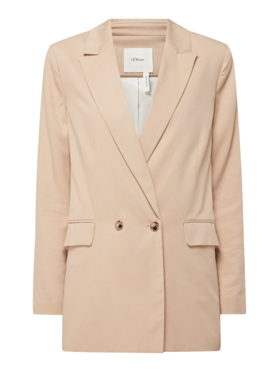 s.Oliver BLACK LABEL Blazer aus Lyocell  Sand 2