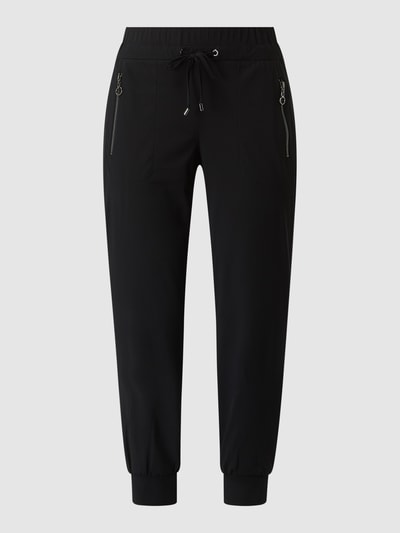 s.Oliver BLACK LABEL Comfortbroek met ritszakken Zwart - 2