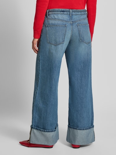REVIEW Wide Fit Jeans aus reiner Baumwolle Blau 5