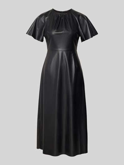 Zero Midikleid in Leder-Optik Black 2