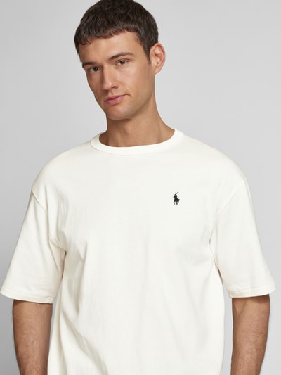 Polo Ralph Lauren T-Shirt mit Logo-Stitching Offwhite 3