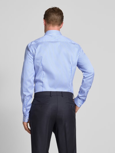 Jake*s Slim Fit Businesshemd mit Haifischkragen und extra langem Arm Royal 5