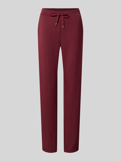 Soyaconcept Sweatpants mit elastischem Bund Modell 'Banu' Bordeaux 2