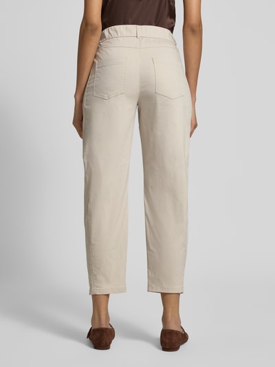 Stehmann Straight Fit Stoffhose mit Eingrifftaschen Modell 'Ornela' Beige 5