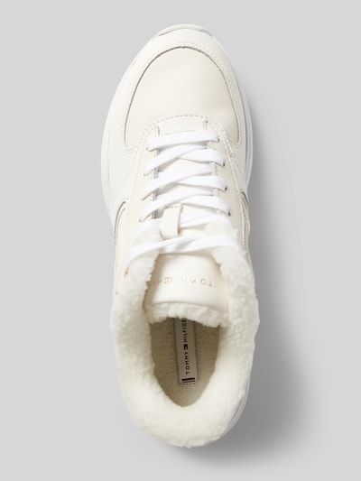 Tommy Hilfiger Sneaker aus Leder-Mix Modell 'CHUNKY WINTER RUNNER' Weiss 3