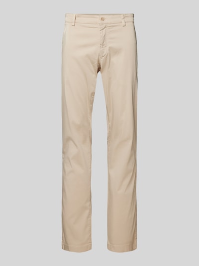 Carl Gross Chino met steekzakken, model 'Tomme' Beige - 2