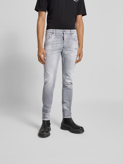 Dsquared2 Jeans im Used-Look Hellgrau 4
