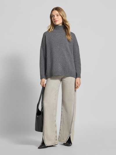 Weekend Max Mara Golf o kroju oversized z czystej żywej wełny model ‘BORGIA’ Antracytowy 1