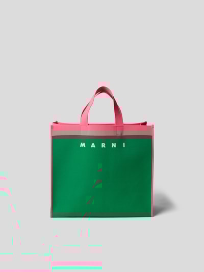 Marni Shopper mit Brand-Schriftzug Grün 4
