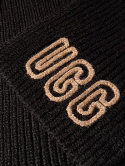 UGG Sjaal met labeldetail Zwart - 2