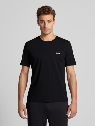 BOSS T-Shirt mit Logo-Detail Modell 'MIX&MATCH' Black 4