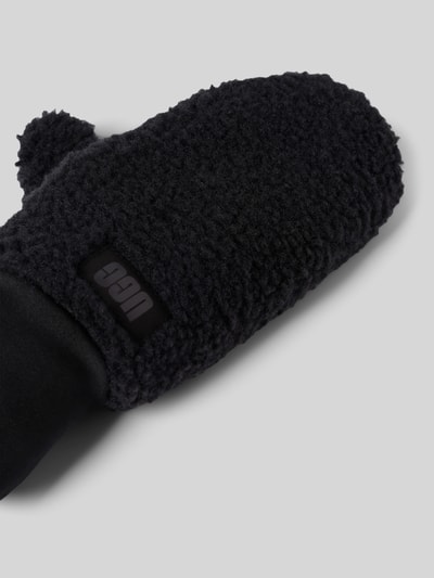 UGG Handschuhe aus Fleece mit elastischem Bund Black 3