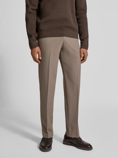 Lindbergh Relaxed Fit Stoffhose mit Bügelfalten Beige 4