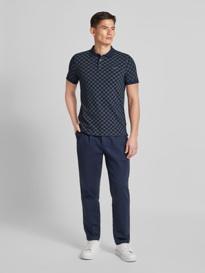 JOOP! Collection Regular Fit Poloshirt mit Label-Stitching Modell 'Paigam' Dunkelblau 1