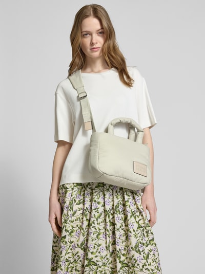 STUDIO BERLIN Handtasche mit Label-Badge Modell 'MITTE' Mint 1