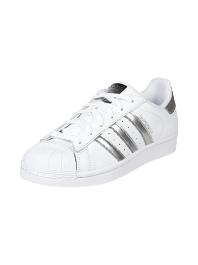 adidas Originals Sneaker mit Logo Streifen in Metallicoptik weiss online kaufen