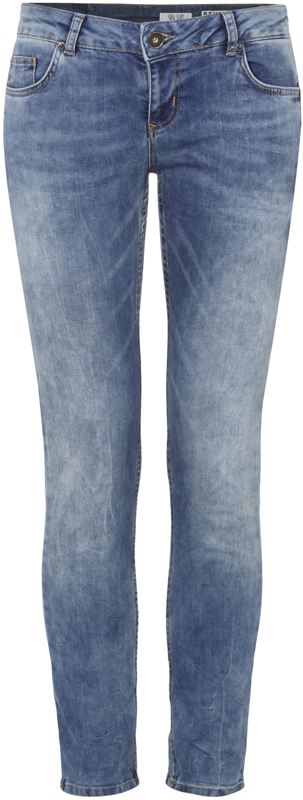 Review Slim Fit Jeans mit Stretch-Anteil Blau 7
