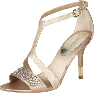 Guess Sandaletten mit Ziersteinbesatz Gold 6