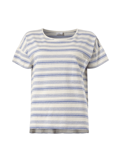 Closed T-Shirt mit Streifenmuster Blau 1