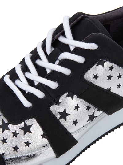 Marc Cain Sneaker mit Sternen-Print Silber 2