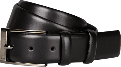 JOOP! Collection Leren riem met subtiel logo Zwart - 3