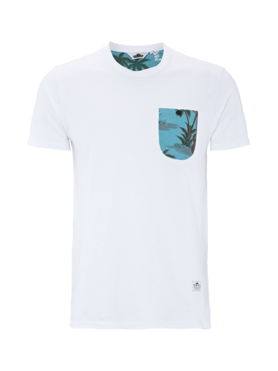 Penfield T-Shirt mit Kontrast-Brusttasche Weiß 1